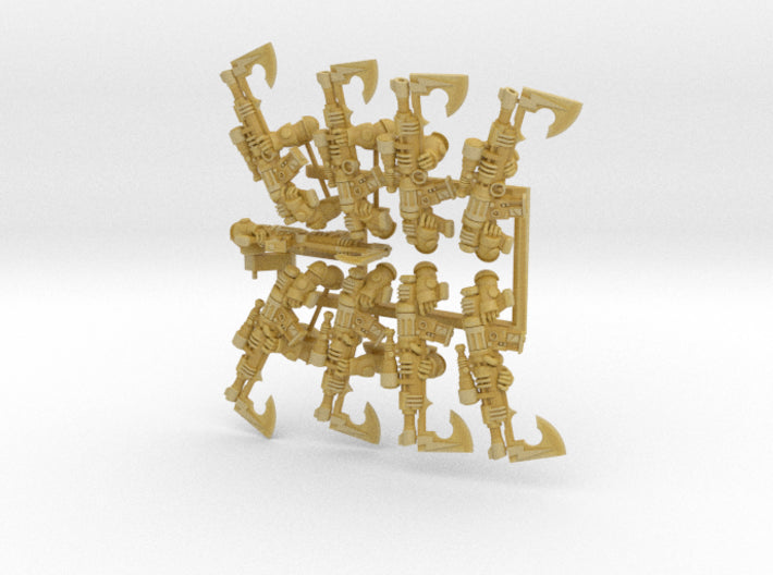 9x Scoped Axelock Thunderbuss w/Arms 3d printed