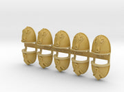 10x 3D Wolf Skull - G:4a Shoulder Pads 3d printed