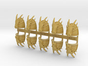 10x Dracorex Skull - G:4a Shoulder Pads 3d printed