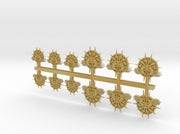 Legio Thunderbird - Tiny Titan Insignias Kit	 3d printed