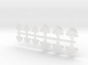 Legio Thunderbird - Tiny Titan Insignias Kit	 3d printed