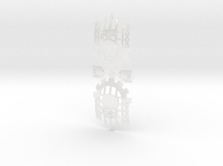 Caged Skull - Full-Sized Knight Insignias Set 3d printed