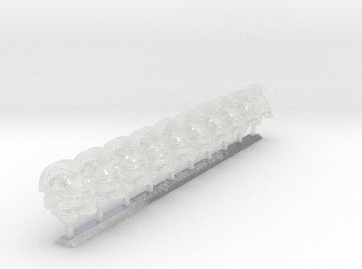 10x Iron Ridge - Ferrum Helmets 3d printed