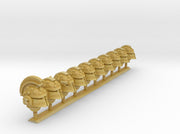10x Studded - Ferrum Helmets : Squad Set 3d printed