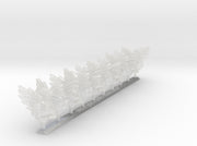 10x Winged Knight - Ferrum Helmets : Squad Set 3d printed