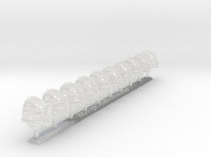 10x Base - Teutonic Helmets 3d printed