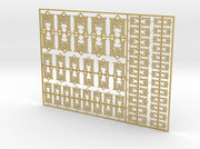 Thousand Legion - Flat Vehicle Insignia pack 3d printed