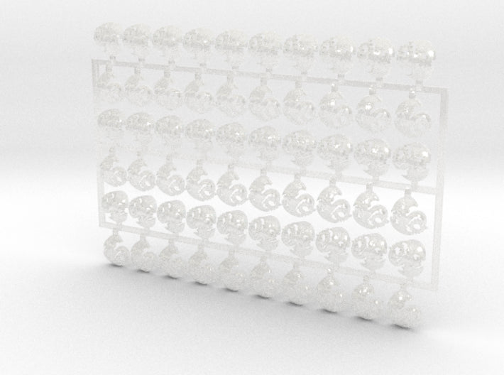 60x Void Drakes - Shoulder Insignia pack 3d printed