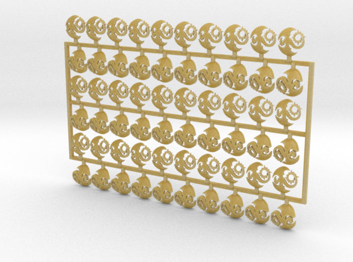 60x Void Drakes - Right Shoulder Insignias 3d printed