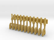 11x Makodons : Goretran RotoAxes 3d printed