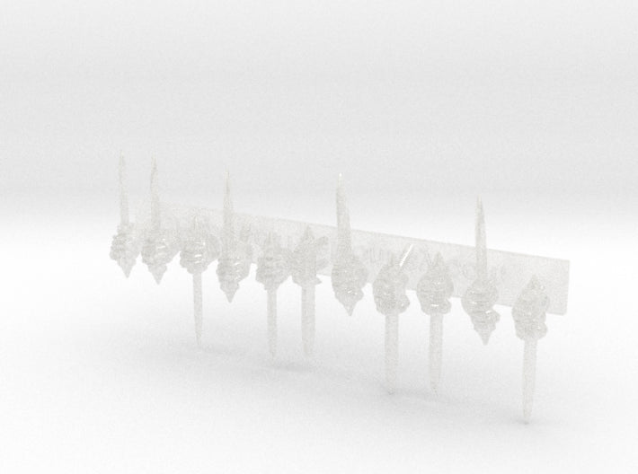 11x Marine Daggers: Knuckles 3d printed