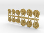 Legio Gryphon - Tiny Titan Insignias Kit 3d printed