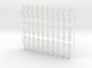 60x Headhunters - Shoulder Insignias 3d printed