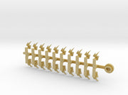 2x10 Twin Bolts - Tiny Convex Insignias (3mm) 3d printed