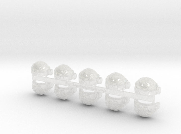 5x Red Raven - T:3a Tartaros Shoulder Sets 3d printed