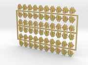 60x Celestial Lions - Shoulder Insignia pack 3d printed