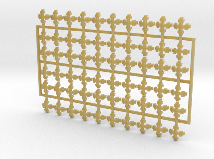 60x Iron Cross - Shoulder Insignia pack 3d printed