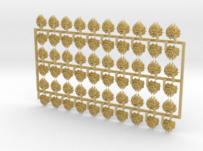 60x Book of Demons - Shoulder Insignia pack 3d printed