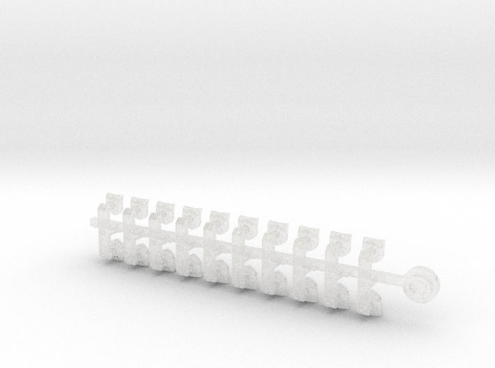 20x Dragon Star - Tiny Convex Insignias (3mm) 3d printed