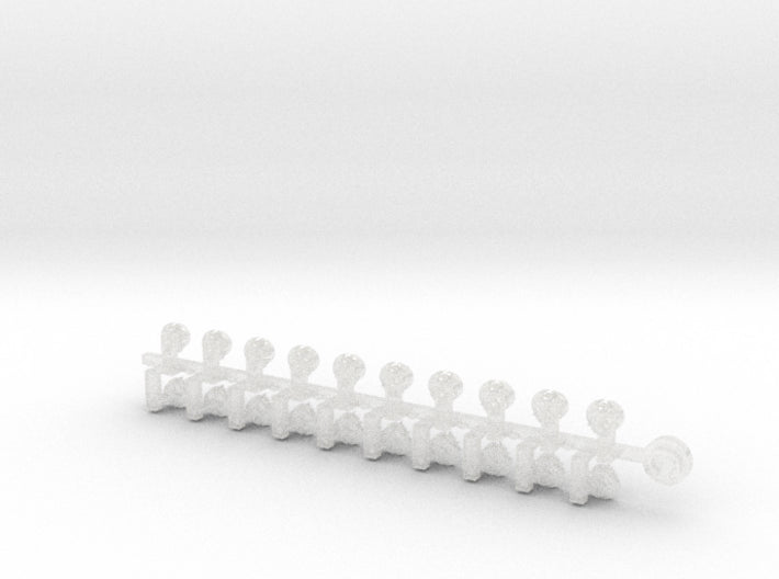 20x Void Drakes - Tiny Convex Insignias (3mm)	 3d printed