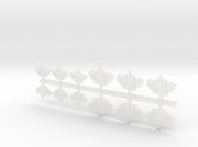 Legio Lupos - Tiny Titan Insignias Kit 3d printed