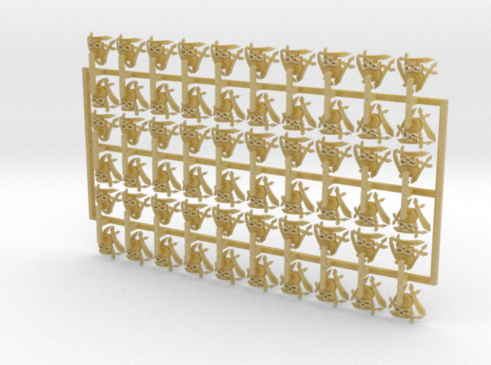 60x Silver Guard - Shoulder Insignia pack 3d printed