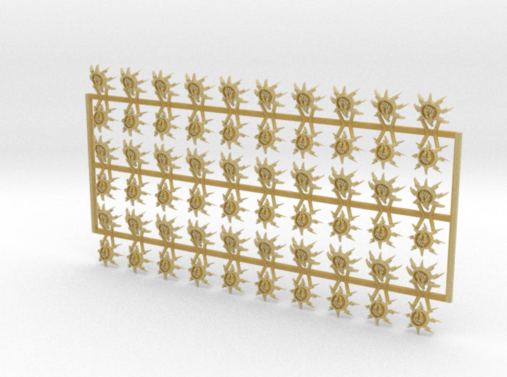 60x Storm Fist - Shoulder Insignia pack 3d printed