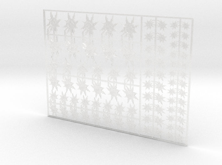 Storm Fist - Flat Vehicle Insignia pack 3d printed