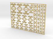 Gemini Worm - Flat Vehicle Insignia pack 3d printed