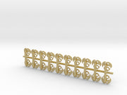 20x Void Drakes - Bent Insignias (7mm) 3d printed