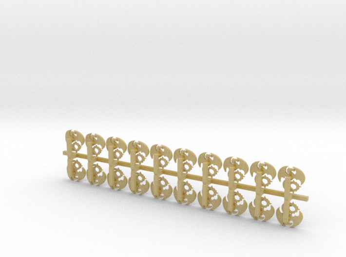 20x Void Drakes - Bent Insignias (7mm) 3d printed