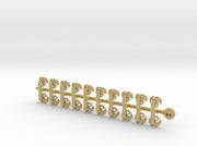 20x Void Drakes (FL) - Small Bent Insignias (5mm) 3d printed