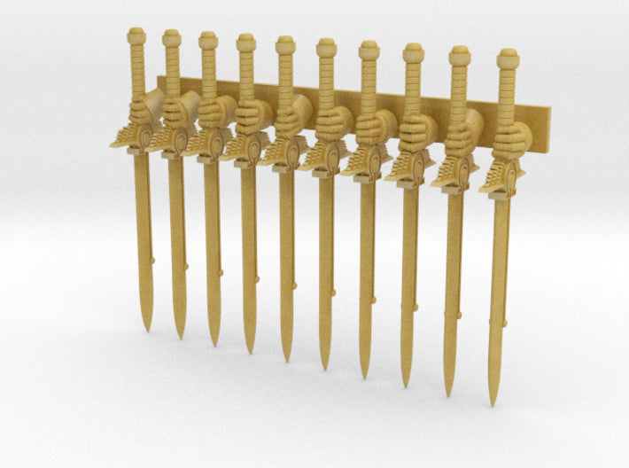 10x Right-handed Energy Sword: McKrag 3d printed