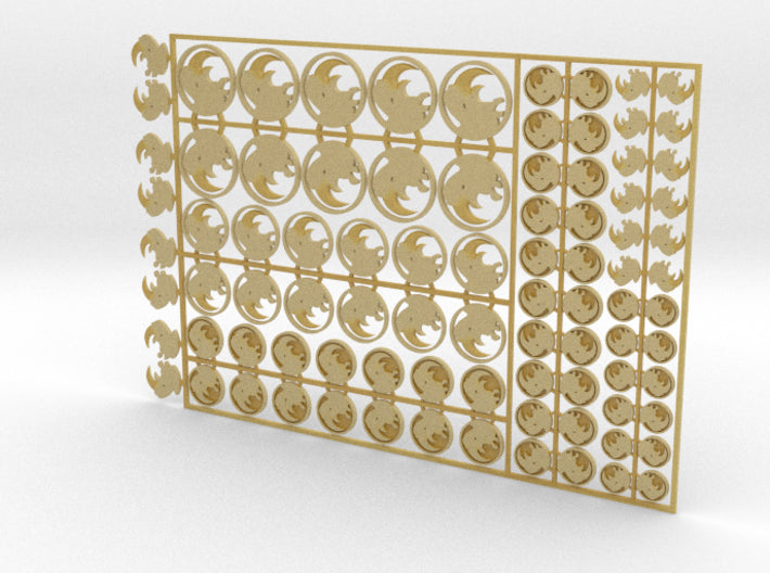 Black Rhinos - Vehicle Insignia pack 3d printed