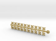 20x Assault 1 - Small Bent Insignias 3d printed