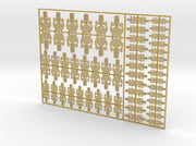 Angry Skull - Flat Vehicle Insignia pack 3d printed