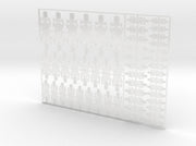 Angry Skull - Flat Vehicle Insignia pack 3d printed