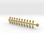 20x Kings Fist - Tiny Convex Insignias (3mm) 3d printed