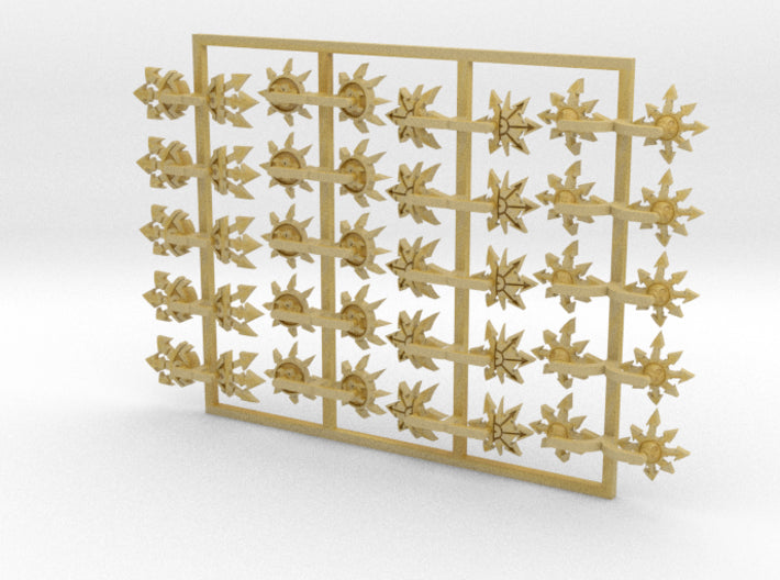 10x (ea.) BL God Cults - Shoulder Insignia pack 3d printed