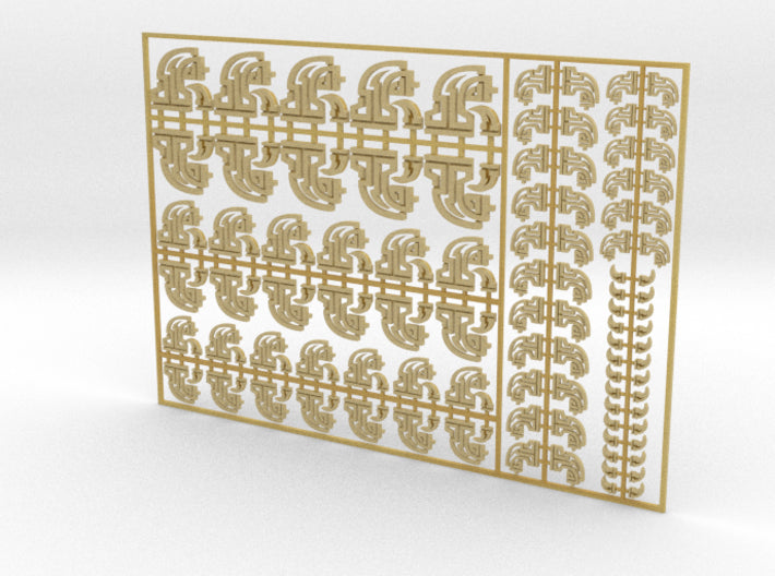 Clan Thunderhorn - Flat Vehicle Insignia pack 3d printed