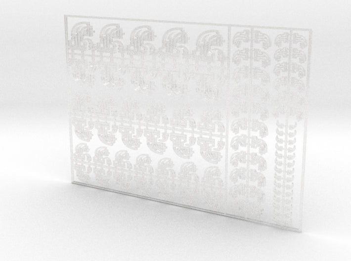 Clan Thunderhorn - Flat Vehicle Insignia pack 3d printed