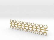 20x Ancient Laurels - Bent Insignias (7mm) 3d printed