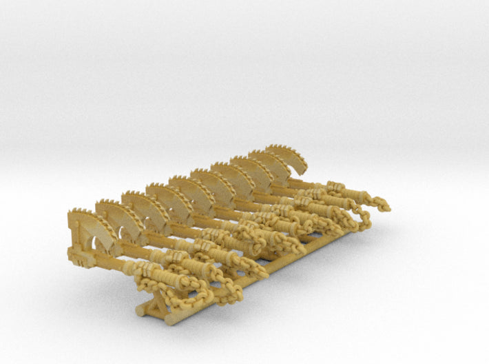 10x Left-hand RotoAxe: Chained Goretran (30k Size) 3d printed