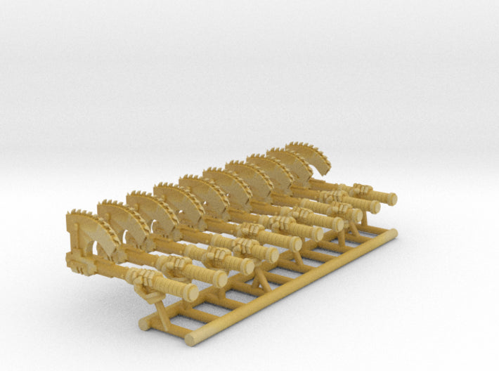 10x Left-handed RotoAxe: Goretran (30k Size) 3d printed