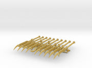 10x Left-handed Roto Spear: Nightmare (30k Size) 3d printed