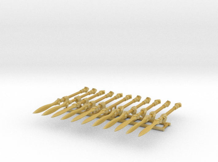 11x Energy Spear: Lagavullun (30k Size) 3d printed