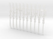 10x Right-hand Energy Sword: Guan Dao (30k Size) 3d printed