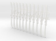 11x Energy Sword: Guan Dao (30k Size) 3d printed