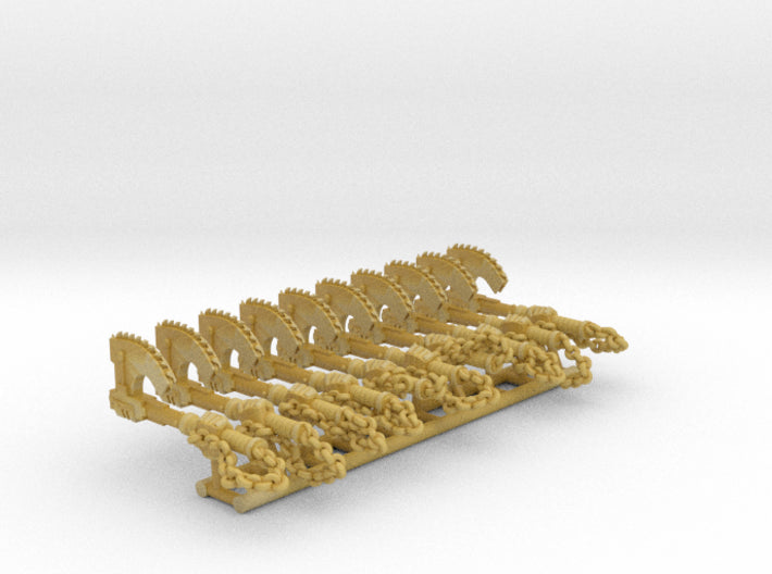 10x Right-hand RotoAxe: Chained Goretran (30k Size 3d printed