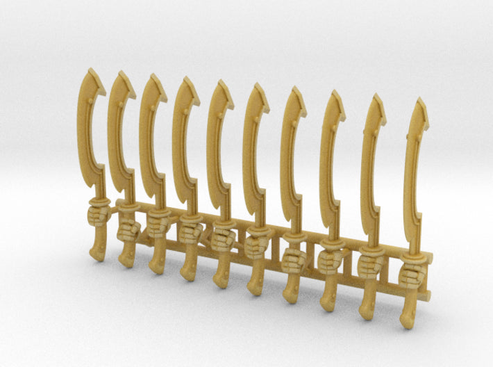 10x Right-handed Energy Sword: Kopech (30k Size) 3d printed